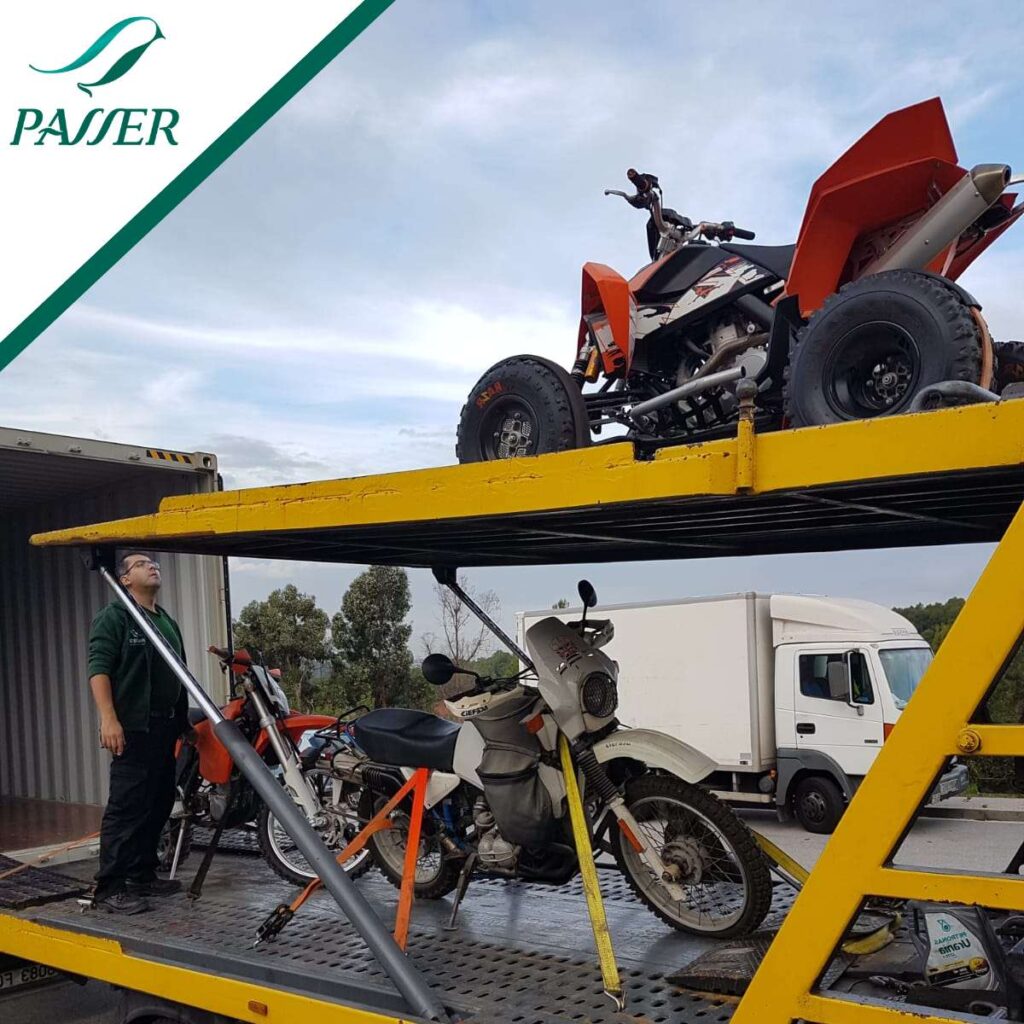 transporte de motocicleta